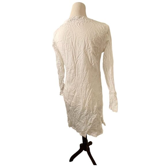 DressLace up white kurta small - Picture 3 of 4